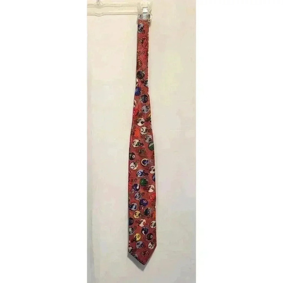 Team NFL Men's‎ Necktie, All Teams, Football Helmets with Logo, AFC and NFC - Picture 1 of 8